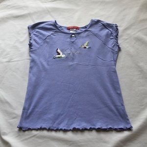 Gymboree lavender shirt